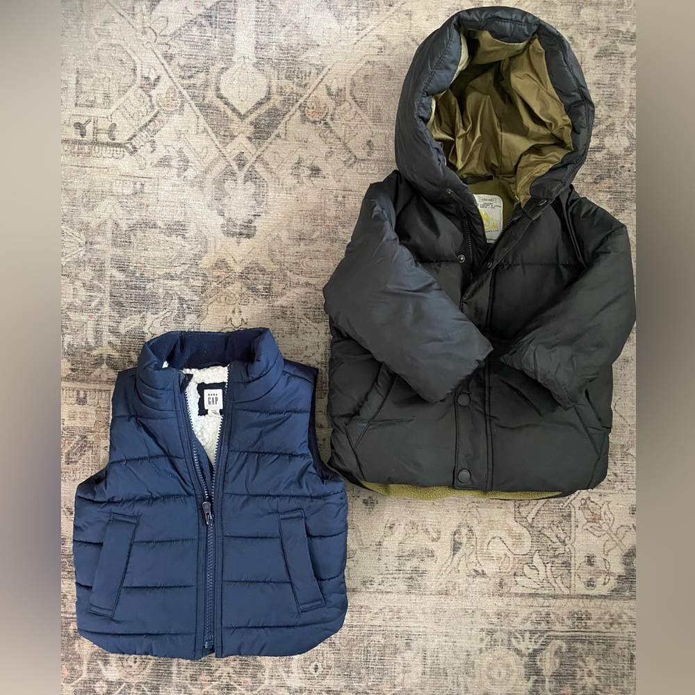 Fall/Winter Bundle Toddler Boys 18/24 Outerwear- Zara Kids & Gap Kids